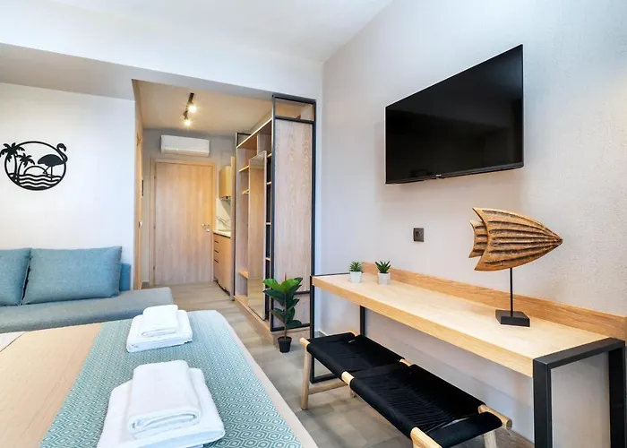 Perla Lägenhetshotell Chrisi Ammoudia