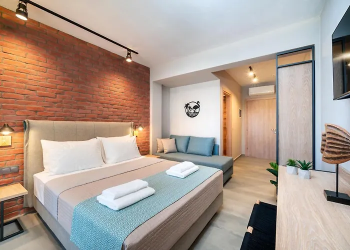 Perla Lägenhetshotell Chrisi Ammoudia